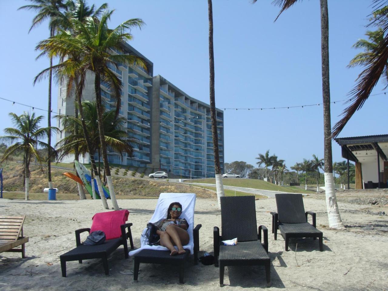 Apartamento En Balabeach Maria Chiquita In Front Of The Beach 2Hab Colon Dış mekan fotoğraf